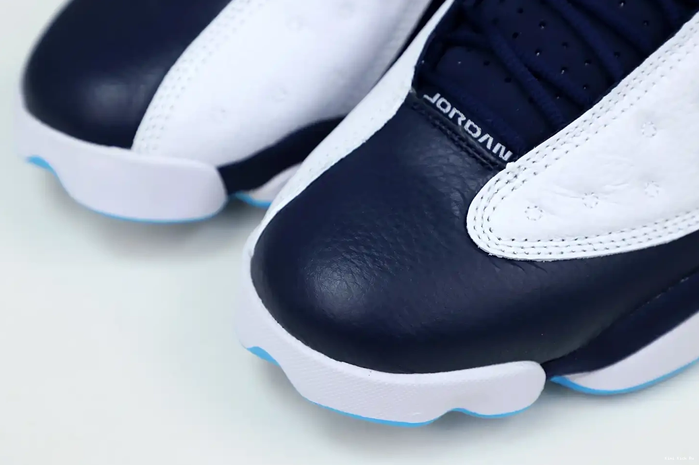 13 POWDER WHITE Kimikick BLUE OBSIDIAN 414571-144 RETRO JORDAN AIR 0603